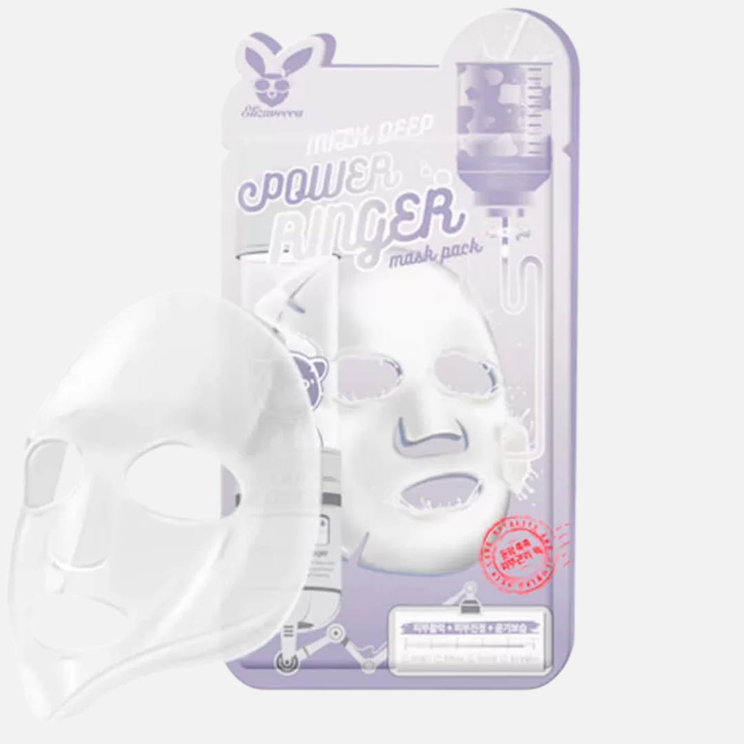 Осветляющая тканевая маска для лица с молочными протеинами Elizavecca